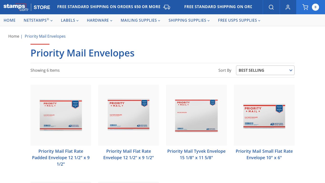 Priority Mail Envelopes – Stamps.com Supplies Store